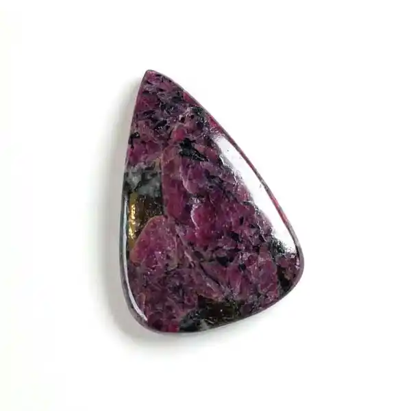 Eudialyte cabochon in pear shape